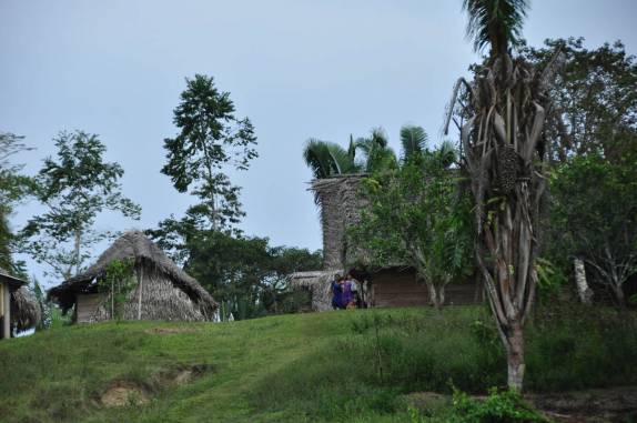 A pitoresca vila de Santa Helena, perto do Rio Blanco National Park, no sul de Belize